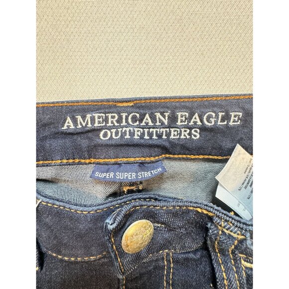 American Eagle Outfitters Women's Jegging Jeans Super Stretch Denim Size 2 Blue - Picture 3 of 10